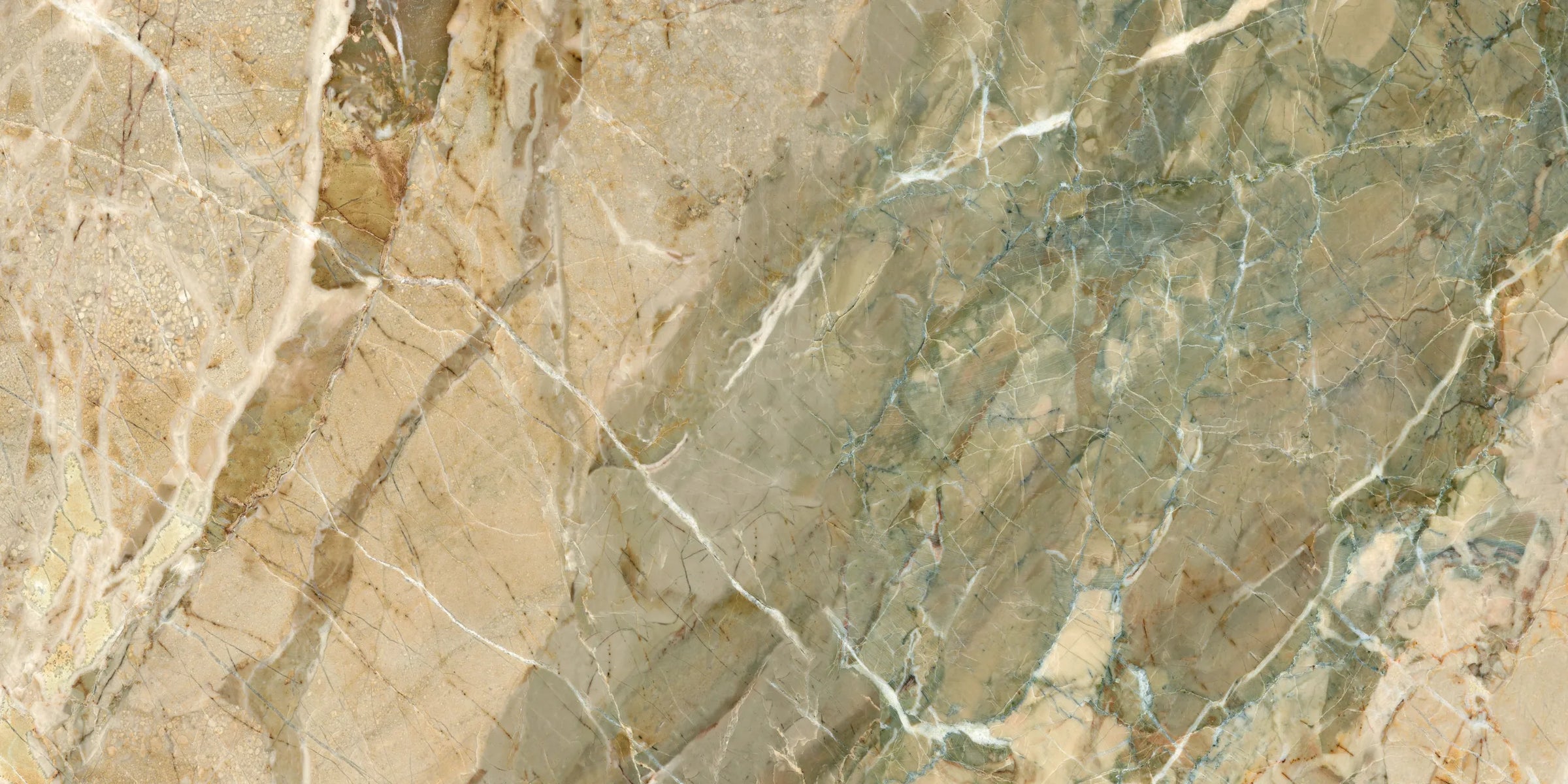 Marble Design | Beige Green Stone Texture Removable Wallpaper image 5