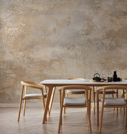 Concrete Texture Wallpaper | Warm Beige Peel and Stick Home Decor image 4