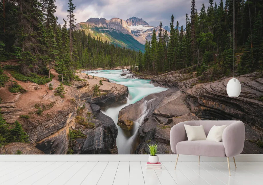 Breathtaking Forest Removable Wallpaper image 3