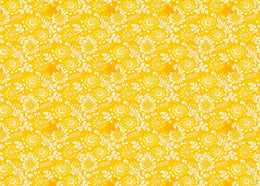 Gold Beauty of Marigold Floral Wallpaper image 5