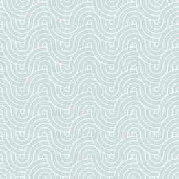 Curved Line Wave Pattern Wallpaper | Light Grey Peel and Stick image 5