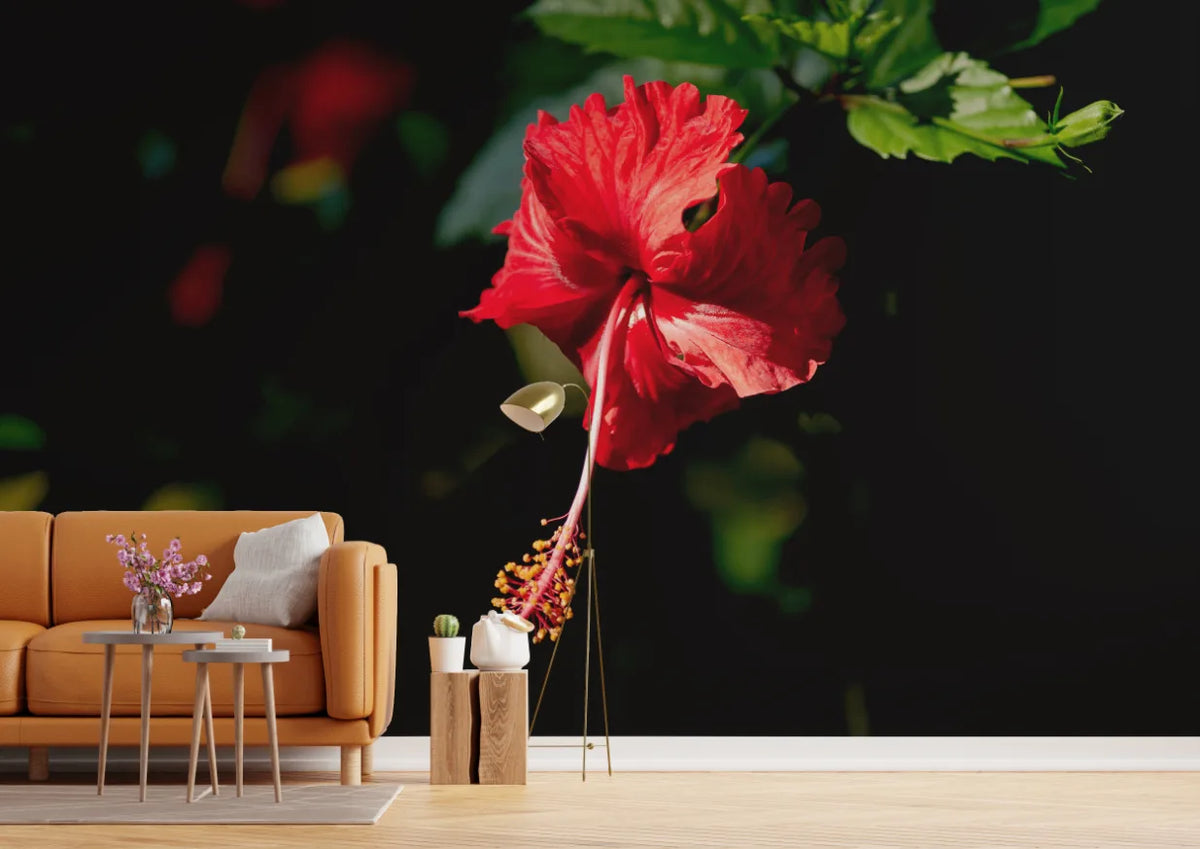 Sunlit Meadow Floral Wallpaper