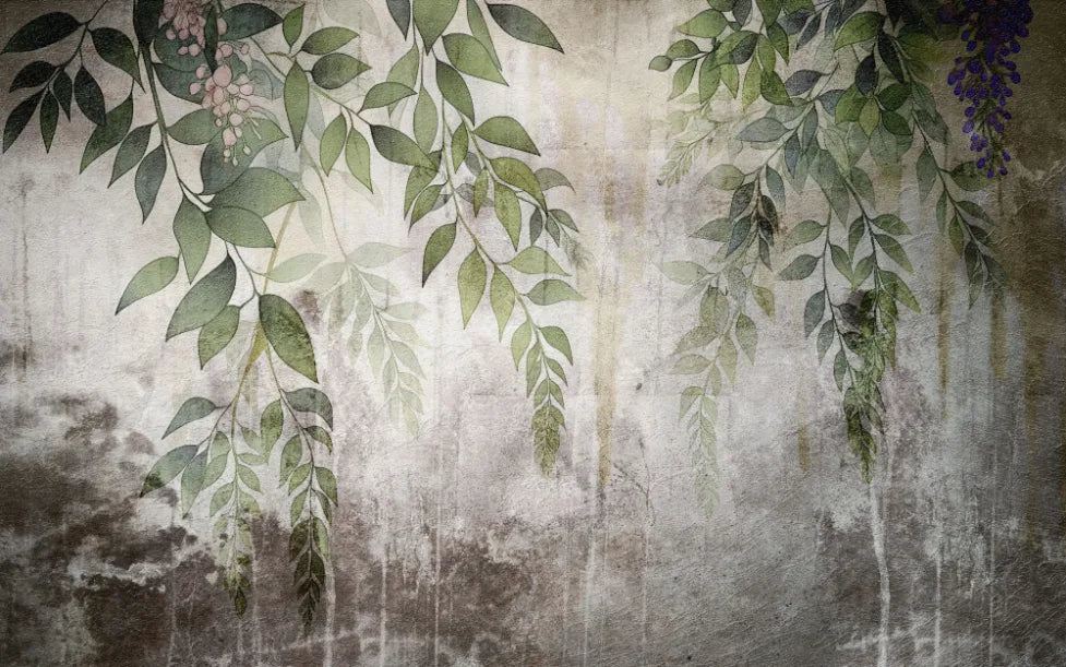 Green Leafy Bliss Jungle Self-Adhesive Wallpaper image 5