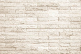 Creamy Brick Effect Living Room Wall Mural image 5