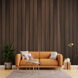 Dark Brown Wooden Texture Wallpaper image 1