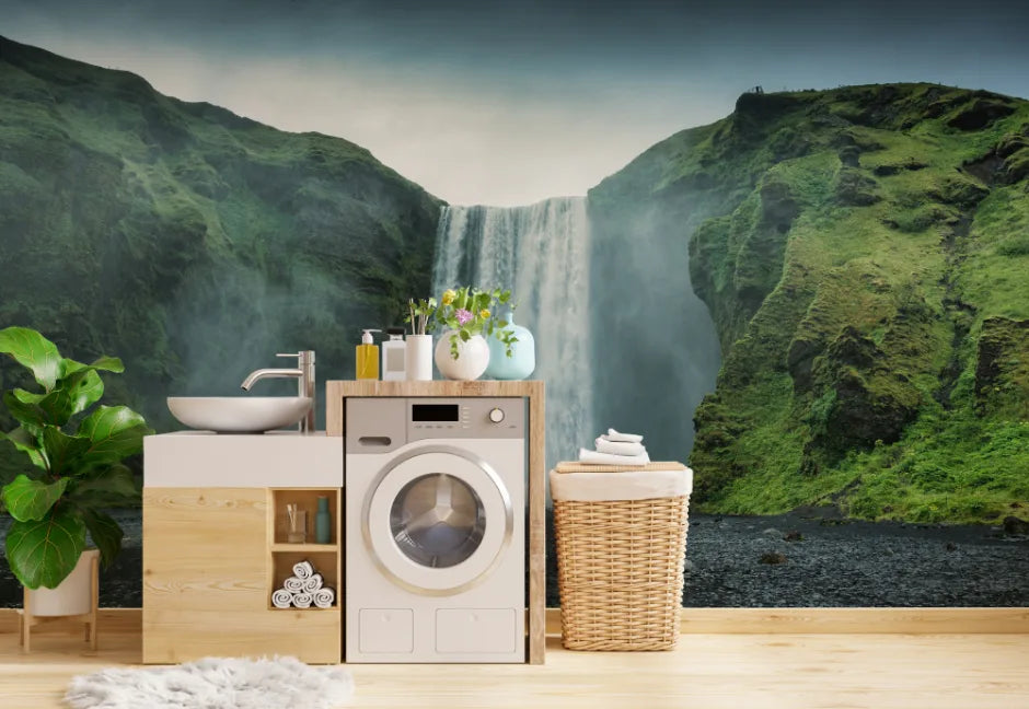 The Allure Waterfall Jungle Wall Mural image 4