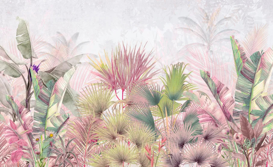 Colorful Wild large Tree Leaves Wallpaper Murals image 5