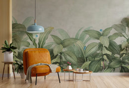 Motley Grass Tropical Plants Wallpaper Murals image 4