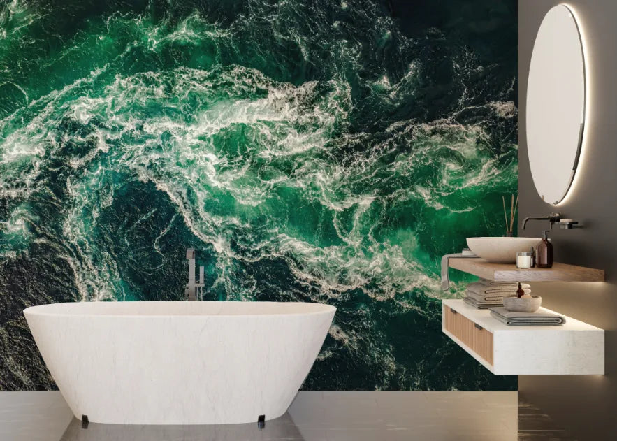 Crystal Clear Waves Wallpaper image 0