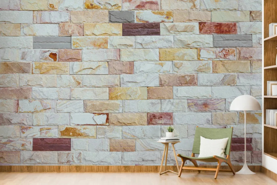 Real Texture Style Brick Wallpaper Murals image 5