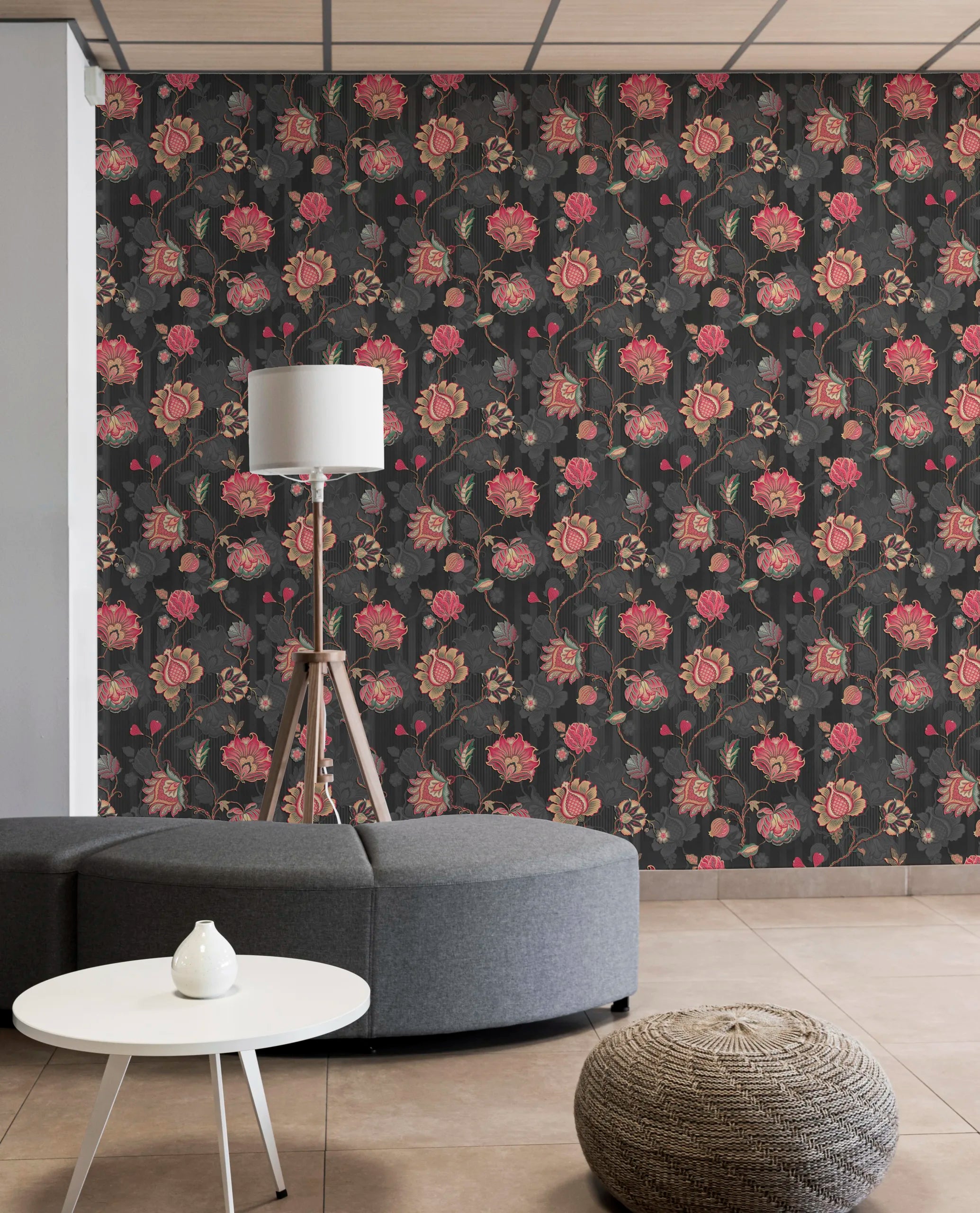 Removable Pink Lotus Flower Wallpaper for Walls image 4