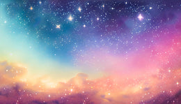 Multicolor Nebula Magical Sky Peel Stick Wallpaper image 5