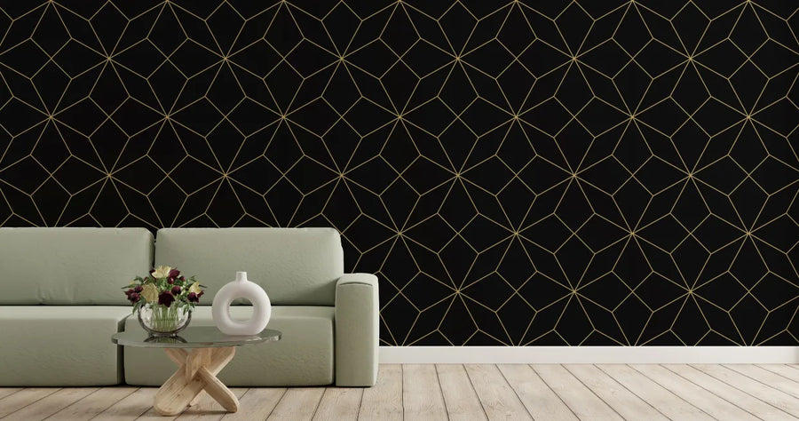 Diamond Geometric Pattern Peel and Stick Wallpaper