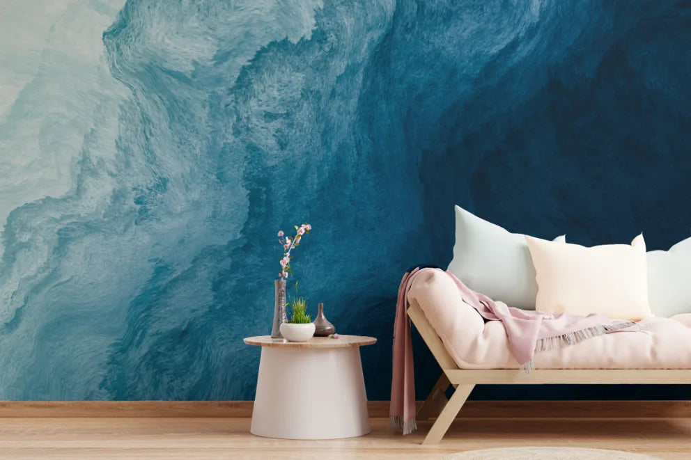 Aqua Mirage Abstract Wallpaper image 4