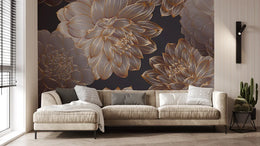 Luxurious Dahlia Peel and Stick Floral Wallpaper image 4