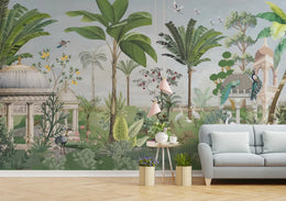 Mughal Garden Forest Wallpaper Murals image 0