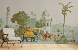 Indian Caravan Journey Peel and Stick Wallpaper image 0