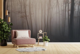 Mystical Super Natural Forest Stick On Wallpaper image 2