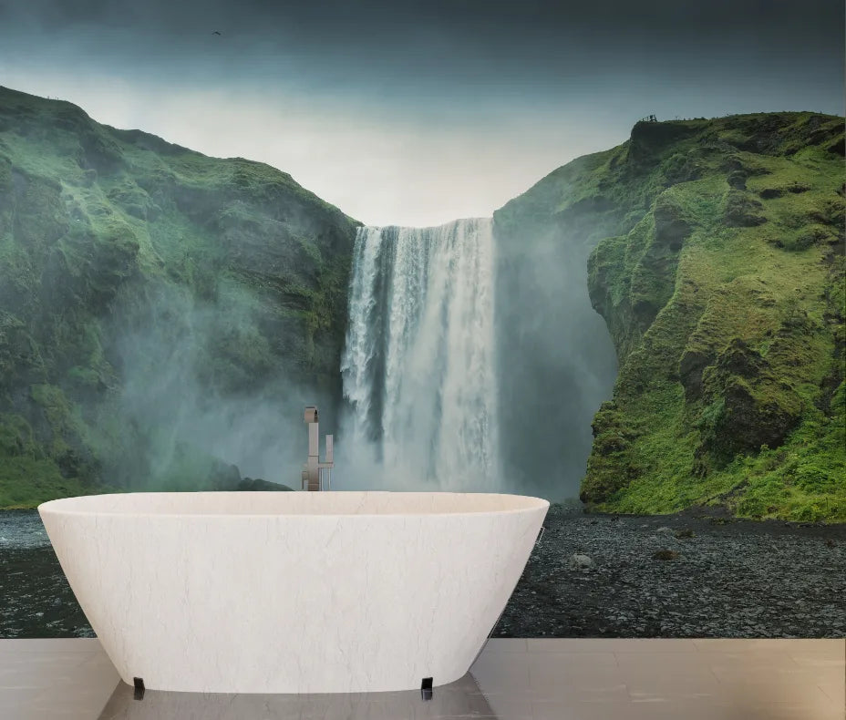 The Allure Waterfall Jungle Wall Mural image 3