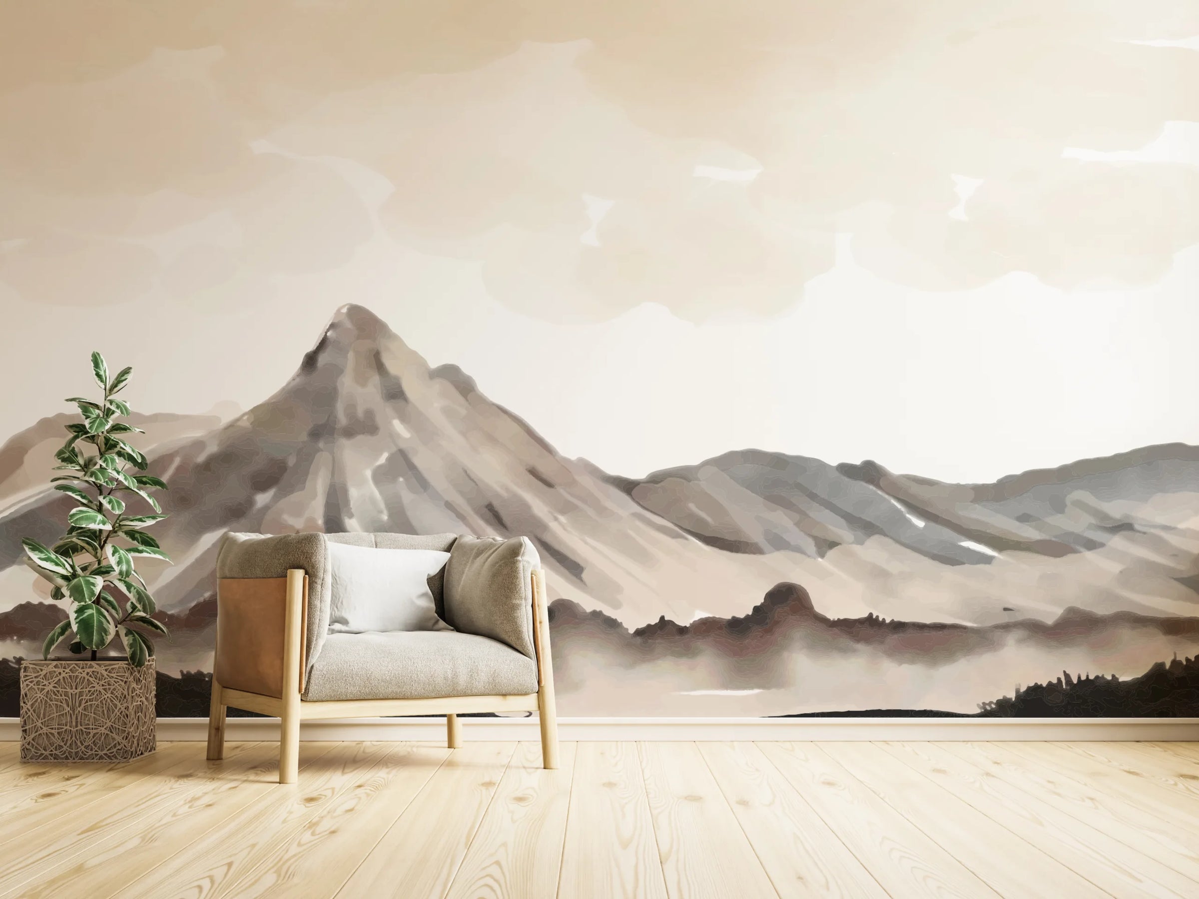 Sunset Serenity Abstract Wallpaper image 3