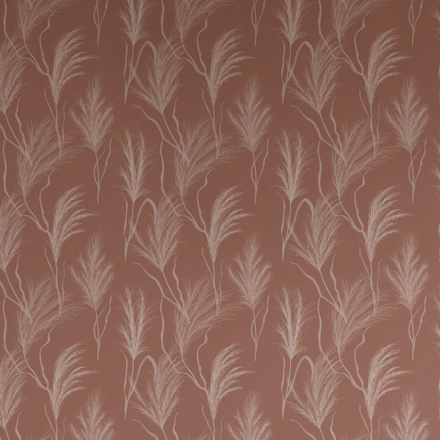 Boho Feather Grass Pink Peel and Stick Wallpaper image 5