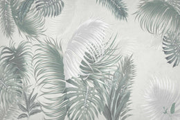 Oboe Dusty Green Large Leaves Wallpaper Murals image 5