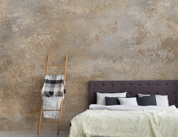 Concrete Texture Wallpaper | Warm Beige Peel and Stick Home Decor image 1