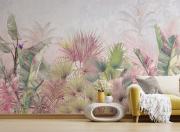 Colorful Wild large Tree Leaves Wallpaper Murals image 0