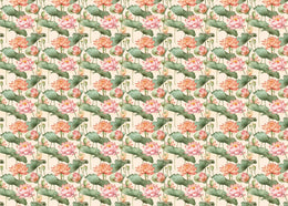 Lotus Glory Floral Wallpaper image 5
