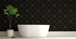 Diamond Geometric Pattern Peel and Stick Wallpaper image 5