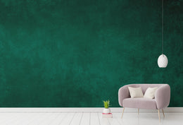 Viridian Green Concrete Peel and Stick Wallpaper image 1
