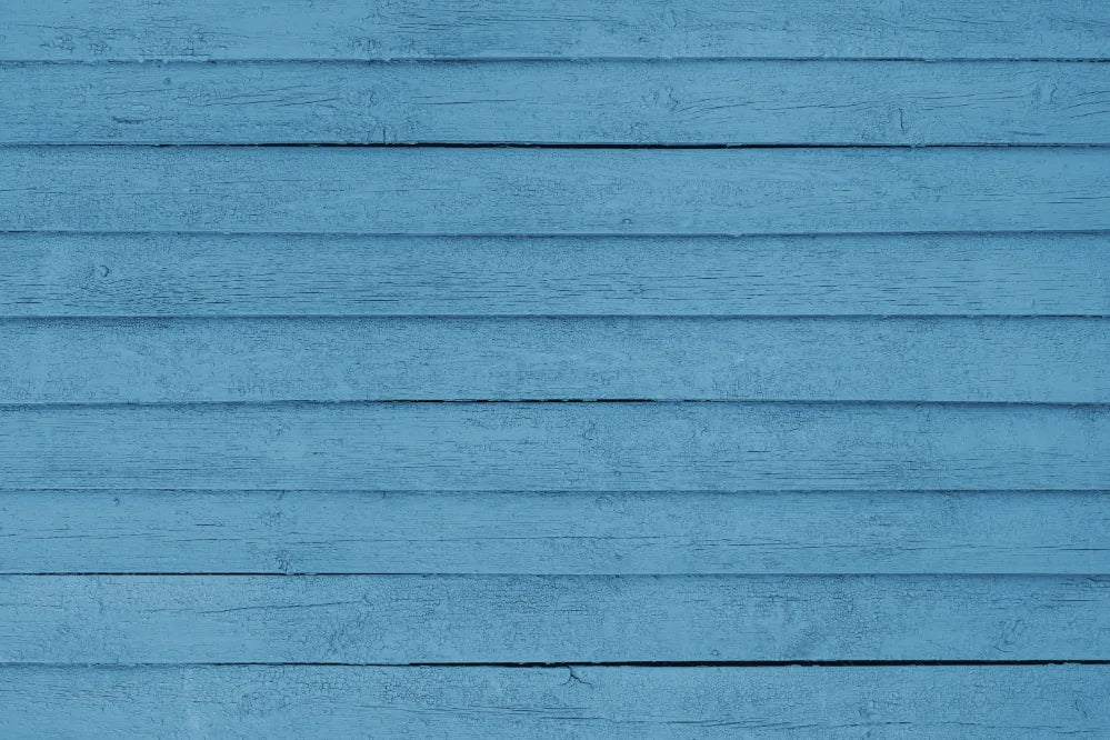 Rustic Blue Wooden Panel Wallpaper image 5