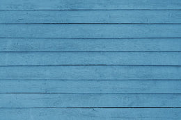 Rustic Blue Wooden Panel Wallpaper image 5