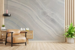 White Pearl Marble Wallpaper Wall Mural image 1