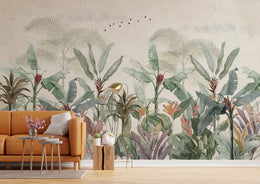 Vibrant Tropical And Woodland Forest Wallpaper image 4