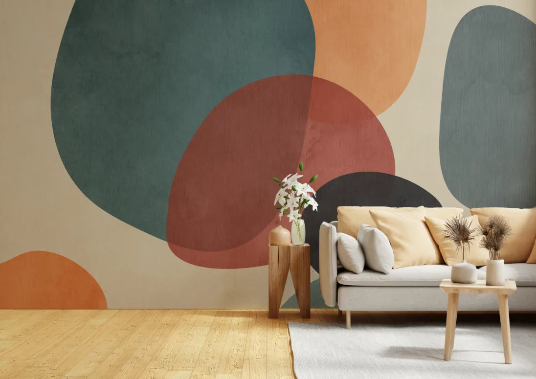 Yoga Room Special Abstract Wallpaper Wall Art image 1