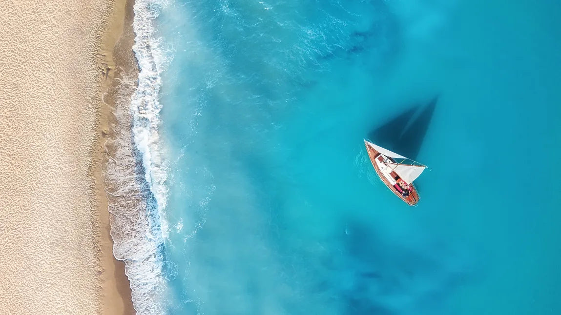 Heart Touch Ocean Beach Mural Wallpaper image 5