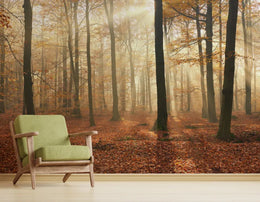 Nature’s Canvas Jungle Stick-on Wallpaper Mural image 1