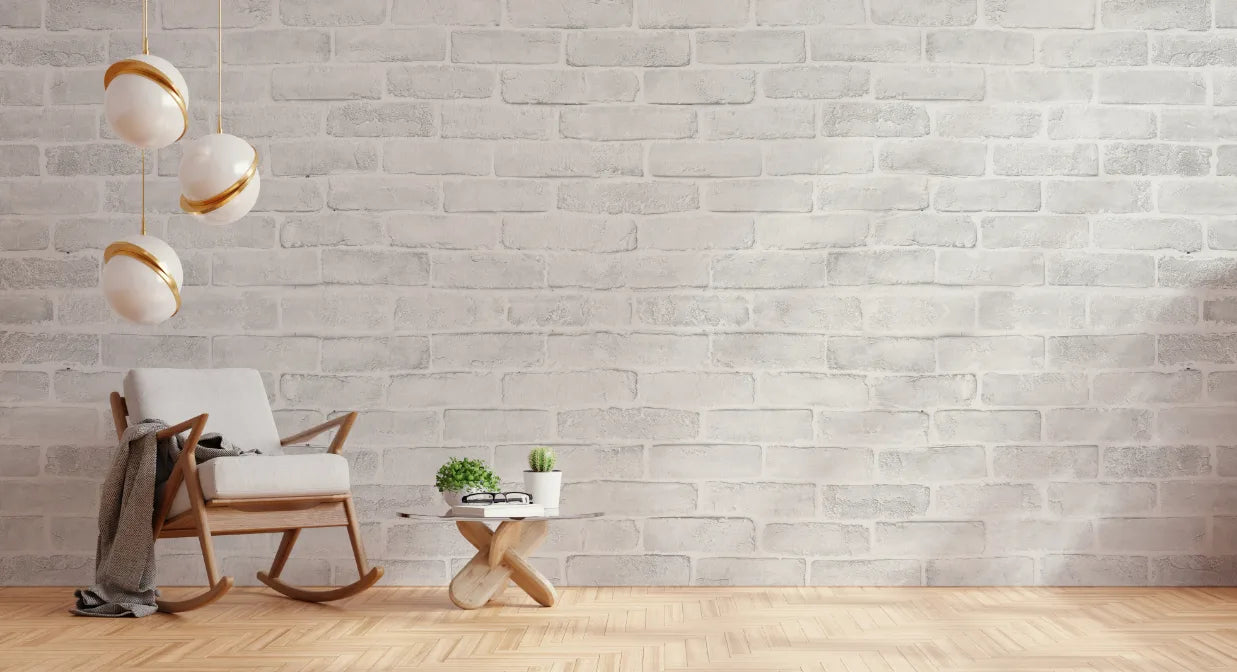 Gray Color Brick Self-Adhesive Wallpaper Wall Murals image 4