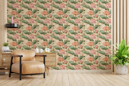 Lotus Glory Floral Wallpaper image 2