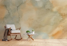 Yellow Watercolor Ombre Wallpaper Mural Wall Decor image 3