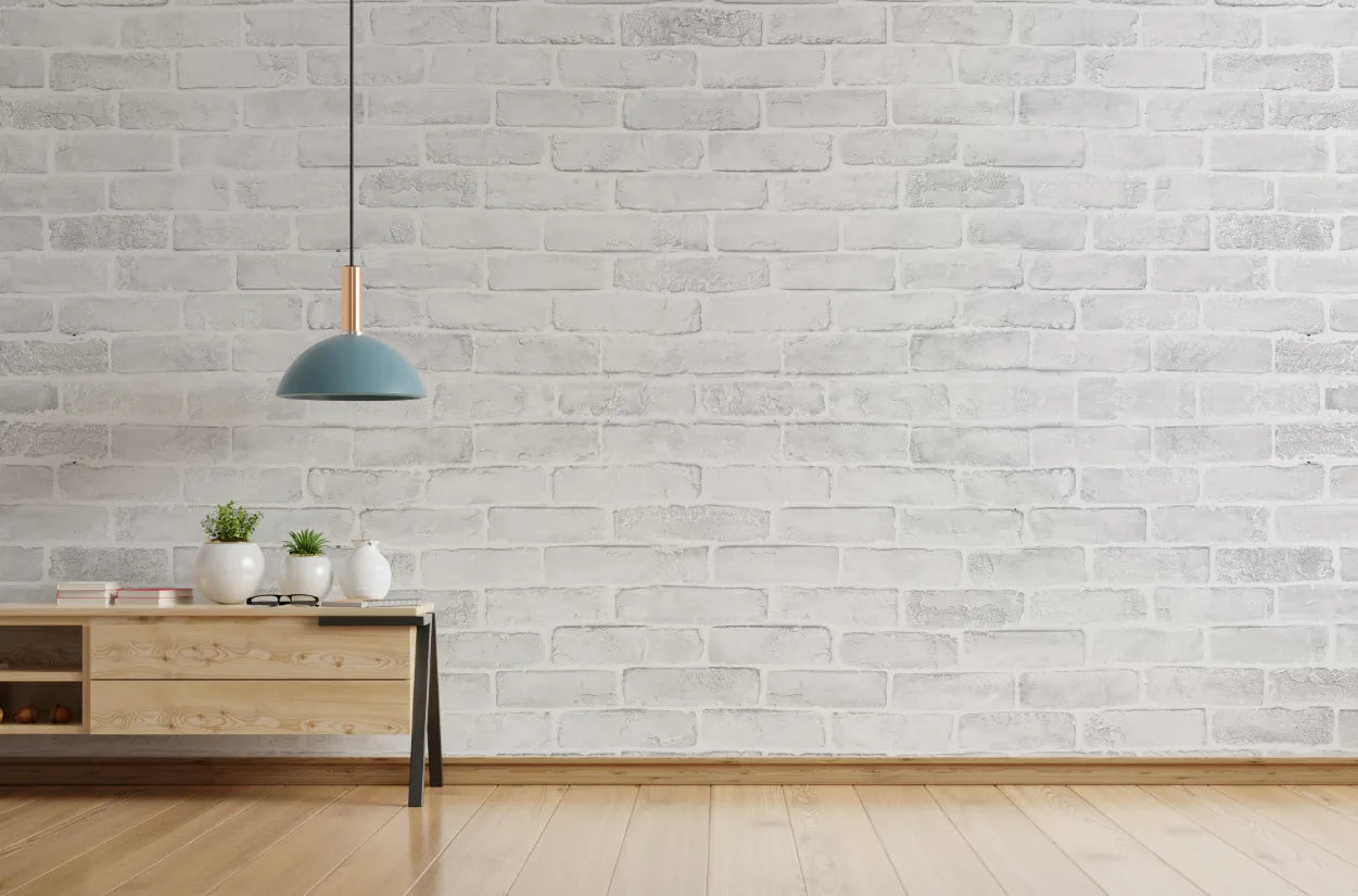 Gray Color Brick Self-Adhesive Wallpaper Wall Murals image 3
