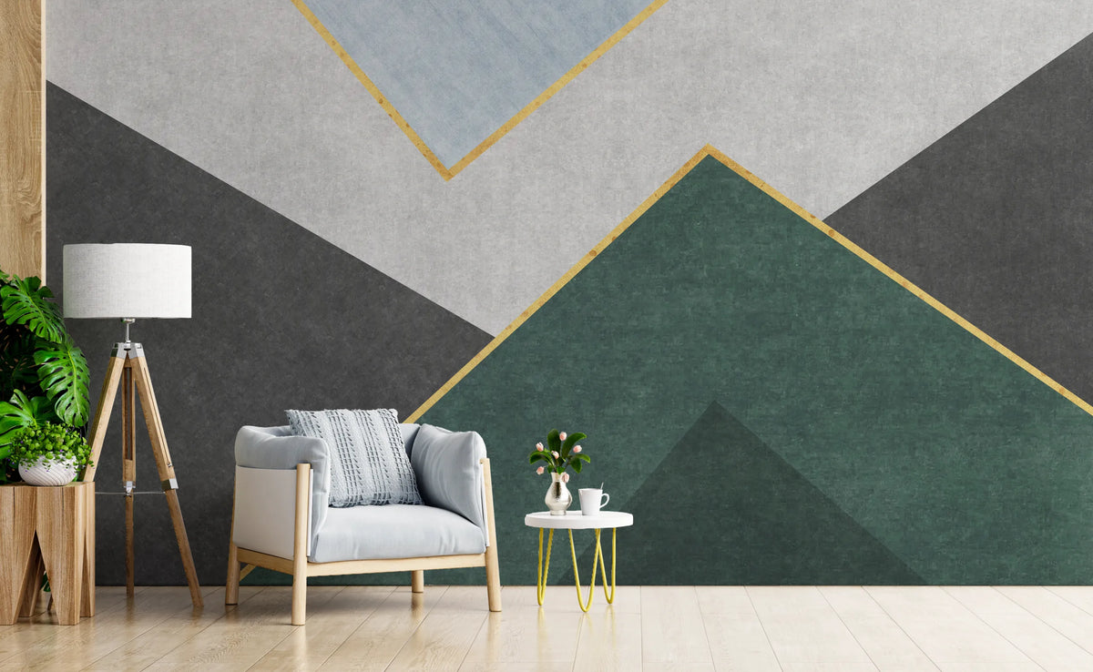 Prismatic Pulse Abstract Wallpaper