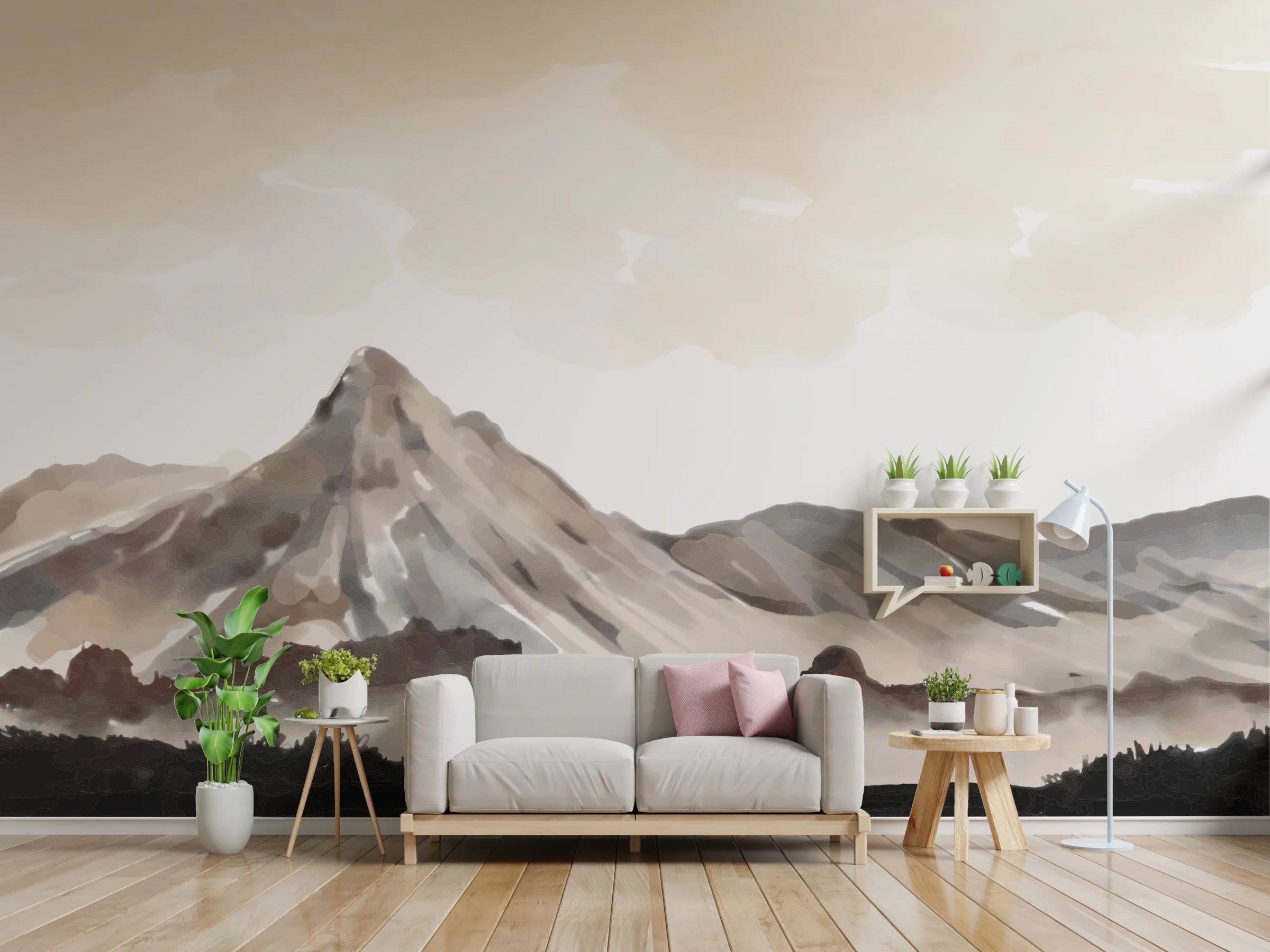 Sunset Serenity Abstract Wallpaper image 2