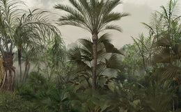 Green Vibrant Tropical Rainforest Jungle Wallpaper image 5