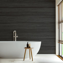 Black Wooden Effect Wallpaper For Wall image 0