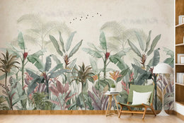 Vibrant Tropical And Woodland Forest Wallpaper image 3