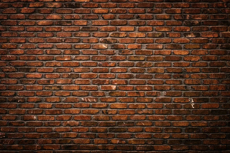 Rustic Dark Red Color Brick Wall Mural Art image 5