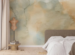 Yellow Watercolor Ombre Wallpaper Mural Wall Decor image 4