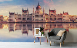 Hungarian Gothic Revival Self-Adhesive City Wallpaper image 2